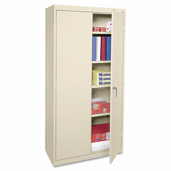 Alera ALECME7218PY Economy Assembled Storage Cabinet, 36w x 18d x 72h, Putty