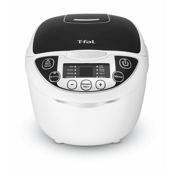 T-fal RK705851 10-In-1 Rice and Multicooker with 10 Automatic Functions and Delayed Timer, 10-Cup, White