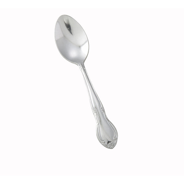 Winco 0004-09 12-Piece Elegance Demitasse Spoon Set, 18-0 Stainless Steel