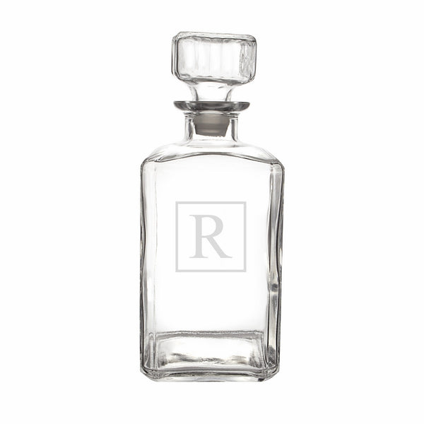 Cathy's Concepts Personalized Whiskey Decanter, Letter R