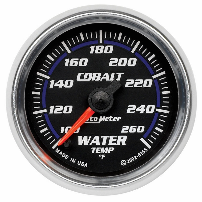 Auto Meter 6155 Cobalt Full Sweep Electrical Water Temperature Gauge