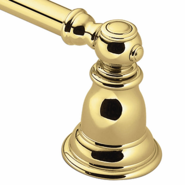 Moen YB5424PB Kingsley 24 in. Towel Bar, Polished Brass