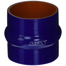 HPS HTSHC-300-BLUE Silicone High Temperature 4-ply Reinforced Straight Hump Coupler Hose, 60 PSI Maximum Pressure, 3" Length, 3" ID, Blue