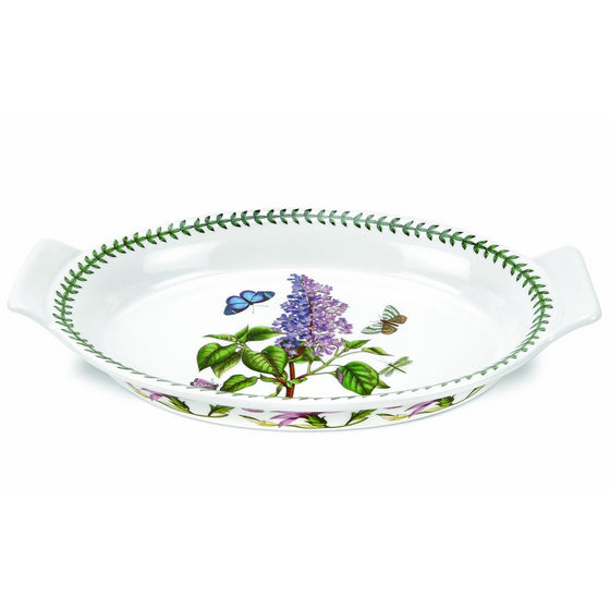 Portmeirion Botanic Garden Oval Gratin Dish, Large