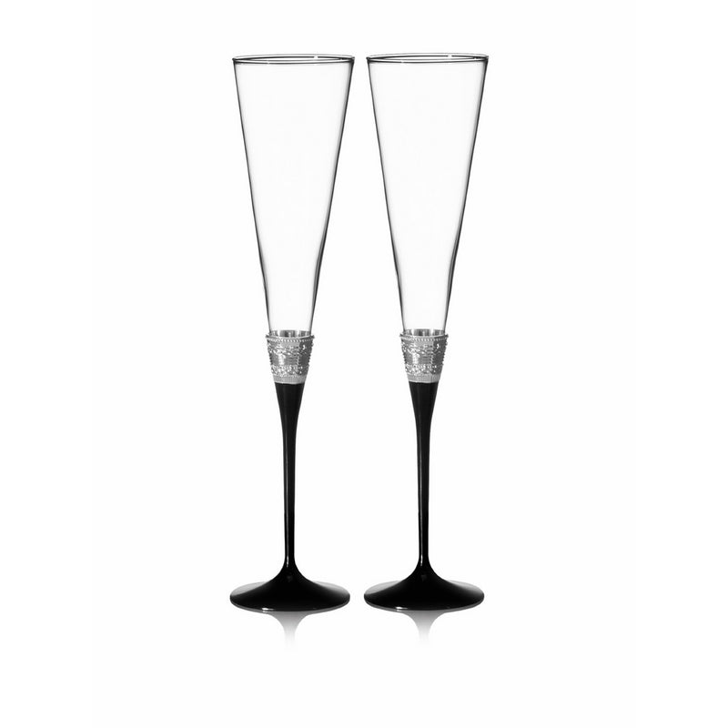 Vera Wang With Love Noir Toasting Flute Pair