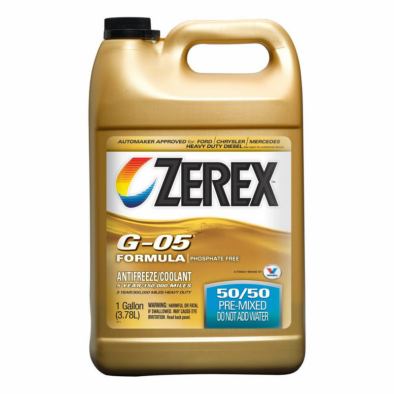 Zerex G-05 Antifreeze/Coolant, Ready to Use - 1gal (ZXG05RU1)