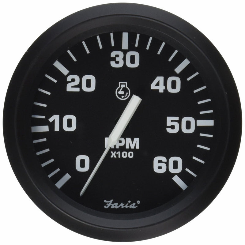 Faria 32804 Euro 6000 rpm Tachometer