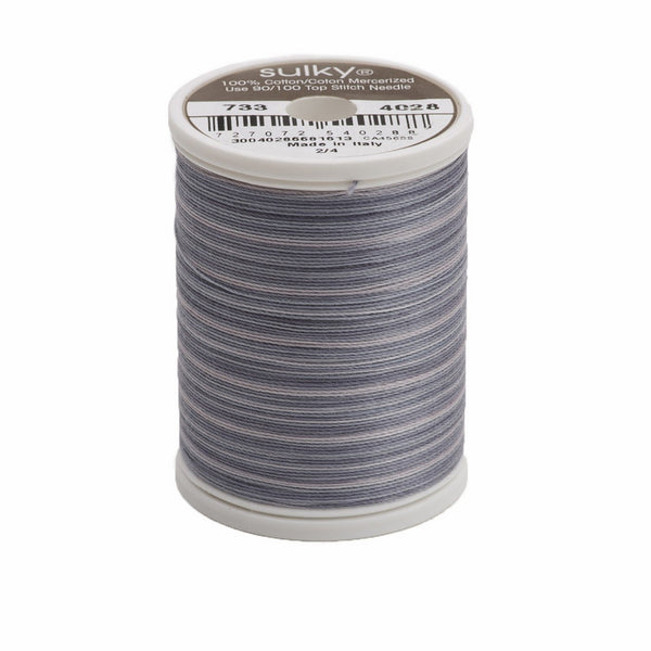 Sulky 733-4028 Blendables Thread for Sewing, 500-Yard, Storm Clouds