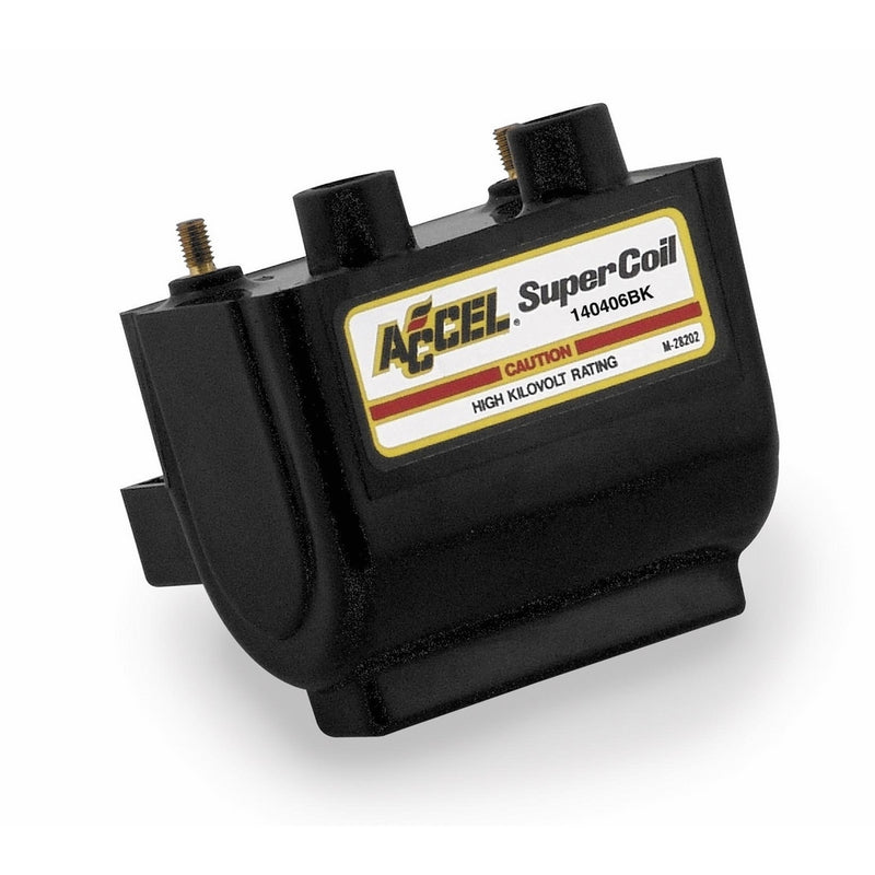 ACCEL (ACC 140407BK) Dual Fire Black Super Coil