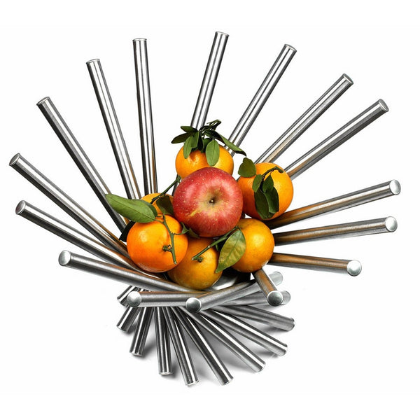 Visol Products Heliot Stainless Steel Modern Fruit Bowl