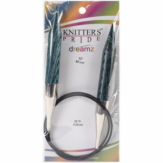 Knitter's Pride 19/15mm Dreamz Fixed Circular Needles, 32"