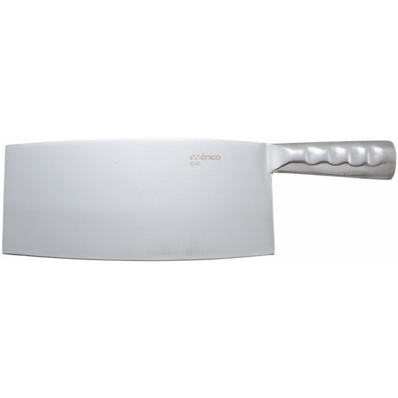 WINCO Chinese Cleaver with Stainless Steel Handle