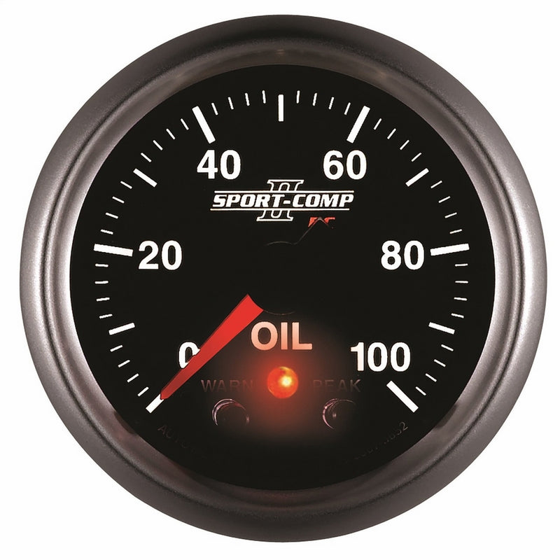 Auto Meter 3652 2-1/16 0-100 PSI Full Sweep Electric Oil Pressure Gauge