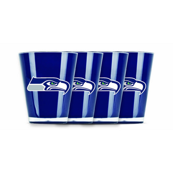 Duck House NFL Seattle Seahawks Insulated Acrylic Shot Glass Set of 4