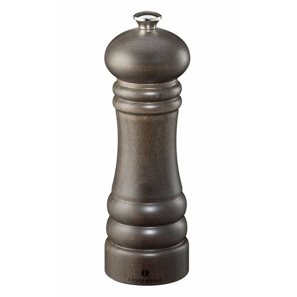 Zassenhaus Berlin 7.1-Inch Dark Stained Beech Pepper Mill