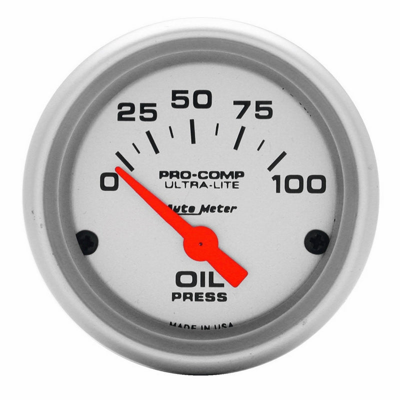 Auto Meter 4327 Ultra-Lite Electric Oil Pressure Gauge