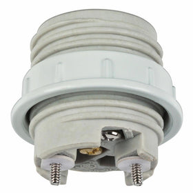 Westinghouse 7001000 Porcelain Threaded Socket with Metal Shade Ring