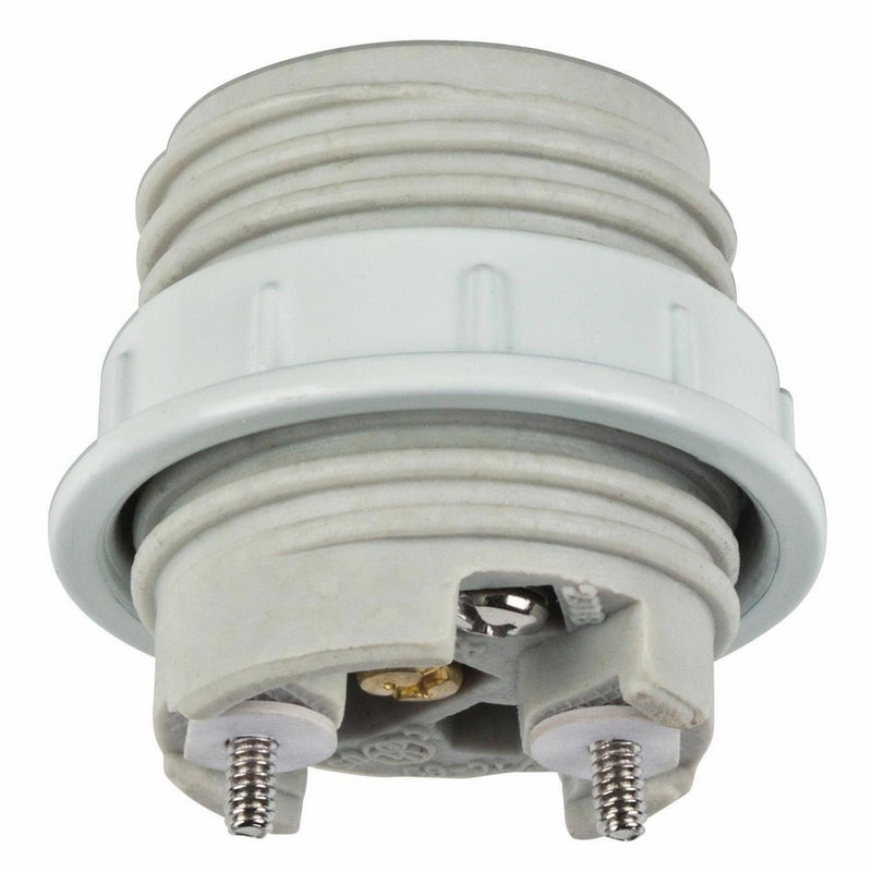 Westinghouse 7001000 Porcelain Threaded Socket with Metal Shade Ring