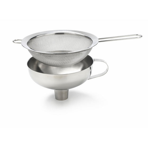 iSi Top Ranked Stainless Steel Funnel Combination and Sieve for Whippers, Canning and Other Infusions