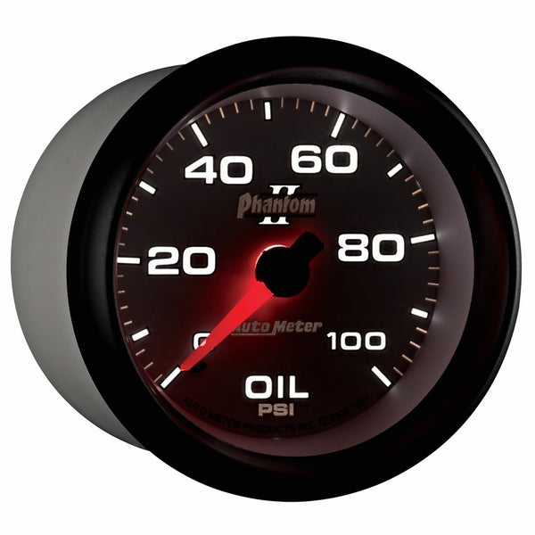 Auto Meter 7821 Phantom II Mechanical Oil Pressure Gauge