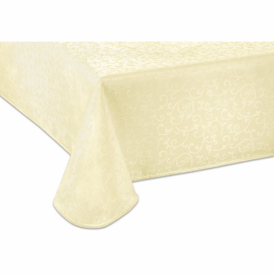 Lenox Opal Innocence 60"x120" Oblong Tablecloth, Ivory