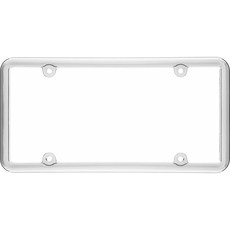 Cruiser Accessories 20030 Classic Lite License Plate Frame, Chrome