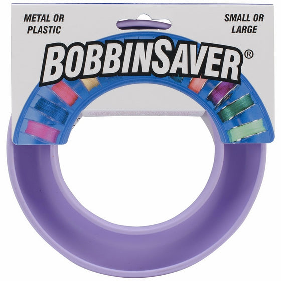 BobbinSaver Sewing Machine Bobbin Organizer - Holds 20 Bobbins - Lavender