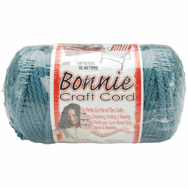 Pepperell 6mm Bonnie Macramé Craft Cord, 100-Yard, Denim