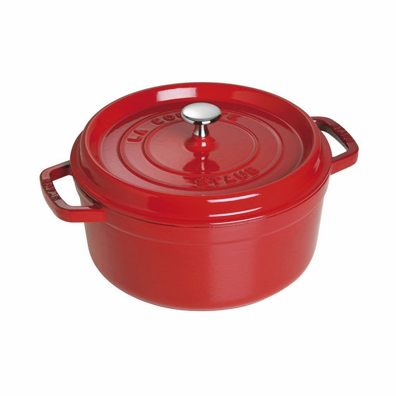 Staub 1102406 Round Cocotte Oven, 4 quart, Cherry