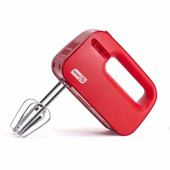 Dash SHM01DSRD Easy Store Hand Mixer, Red