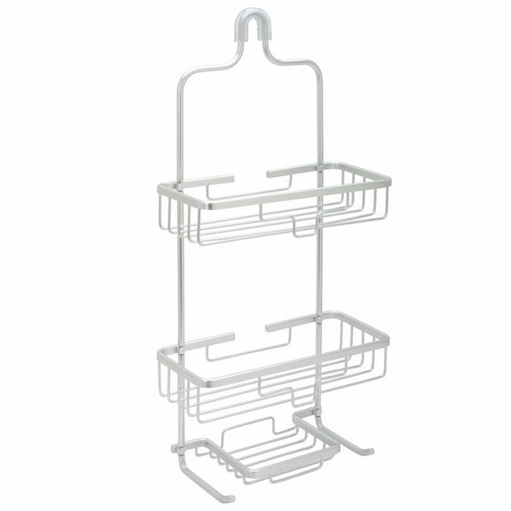 Zenna Home 7402AL, NeverRust Aluminum Shower Caddy, Satin Chrome