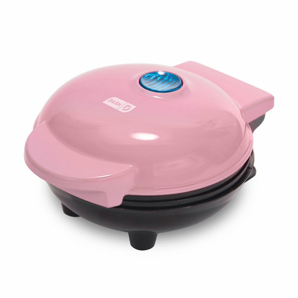 Dash Mini Maker: The Mini Waffle Maker Machine for Individual Waffles, Paninis, Hash browns, & other on the go Breakfast, Lunch, or Snacks - Pink