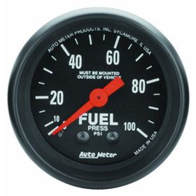 Auto Meter 2612 Z-Series Mechanical Fuel Pressure Gauge