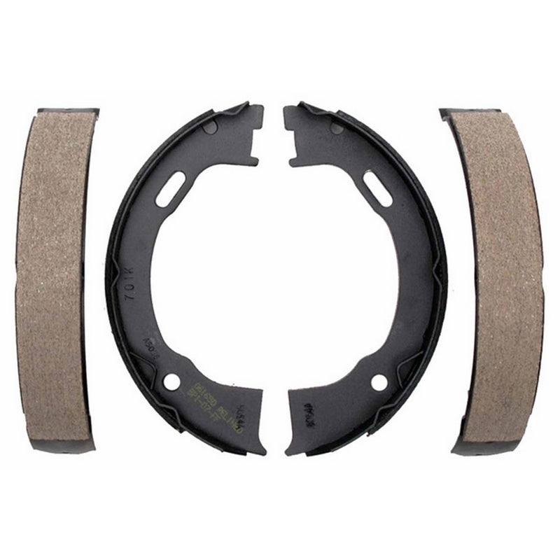 ACDelco 17701B Professional Bonded Rear Drum In-Hat Parking Brake Shoe Set