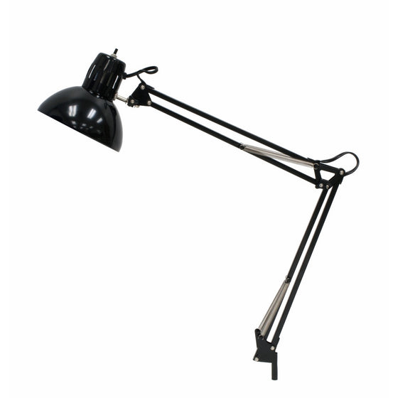 Studio Designs 12022 Swing Arm Lamp with 13-watt CFL Bulb, Black