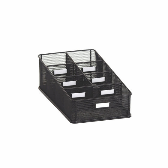 Safco Products 3291BL Onyx Mesh Condiment Carton Organizer, Black