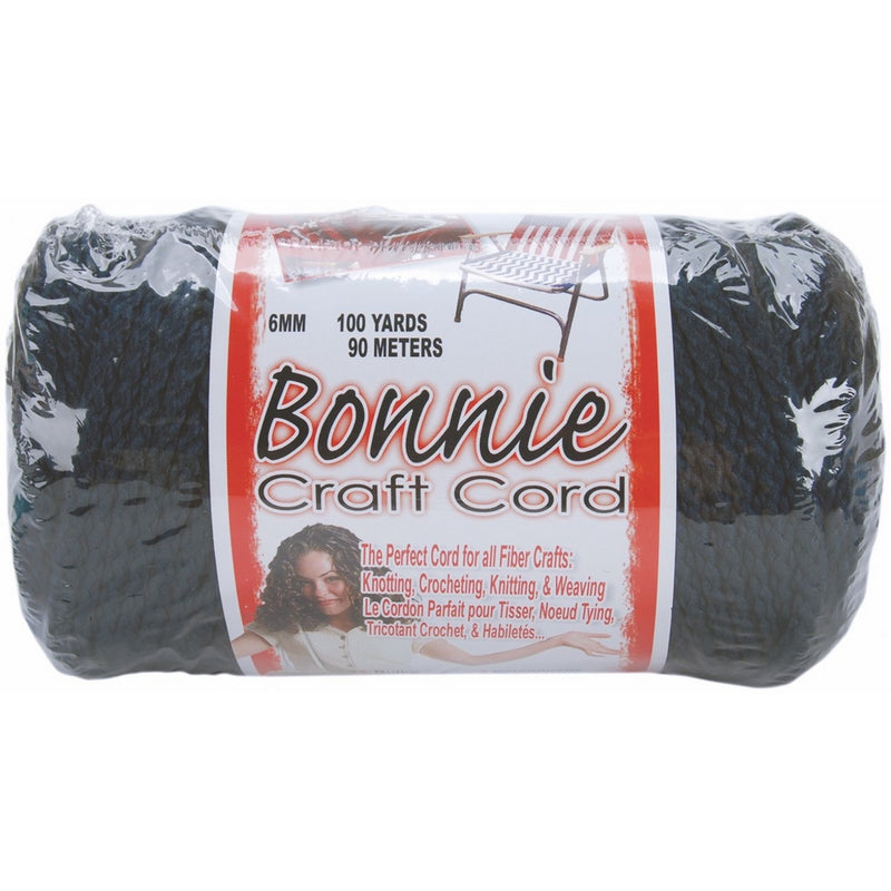 Pepperell BB6-100-038 6mm Bonnie Macramé Craft Cord, 100-Yard, Navy