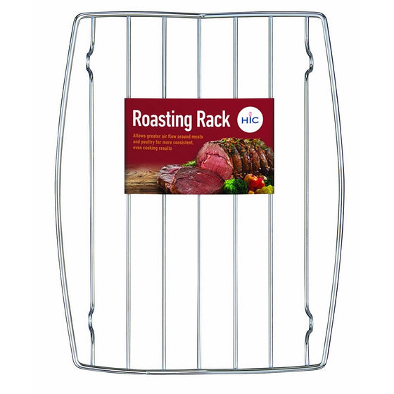 HIC Wire Roasting Baking Broiling Rack, 8-Inches x 10.375-Inches