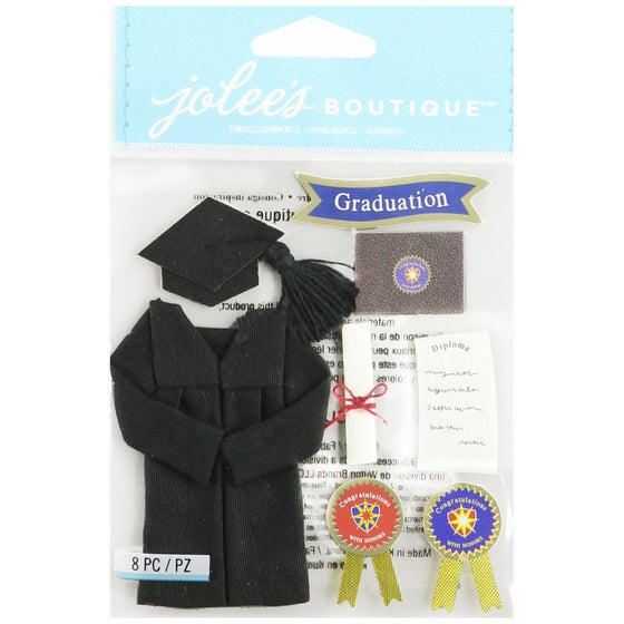 Jolee's Boutique Dimensional Stickers, Graduation