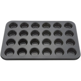 Winco AMF-24MNS 24-Cup Non-stick Mini-Muffin and Mini-Cupcake Pan, Tin Plated