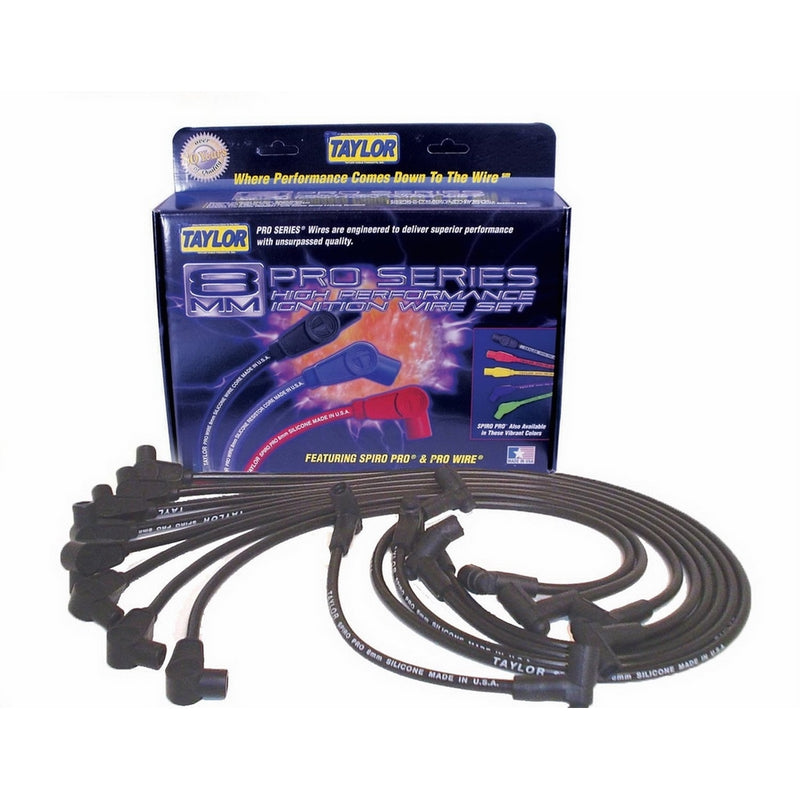 Taylor Cable 74002 Spiro-Pro Black Spark Plug Wire Set