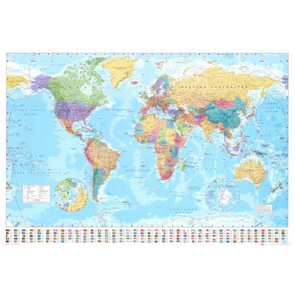 GB Eye World Map Poster