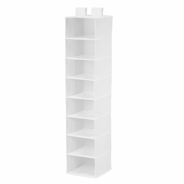 Honey-Can-Do SFT-01239 Hanging Closet Organizer, White, 8-Shelf