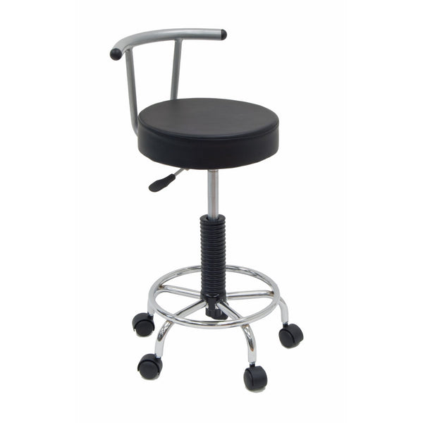 Studio Designs Futura Stool in Silver with Black 13181