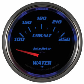 Auto Meter 7937 Cobalt 2-5/8" 100-250 Degree F Short Sweep Electric Water Temperature Gauge