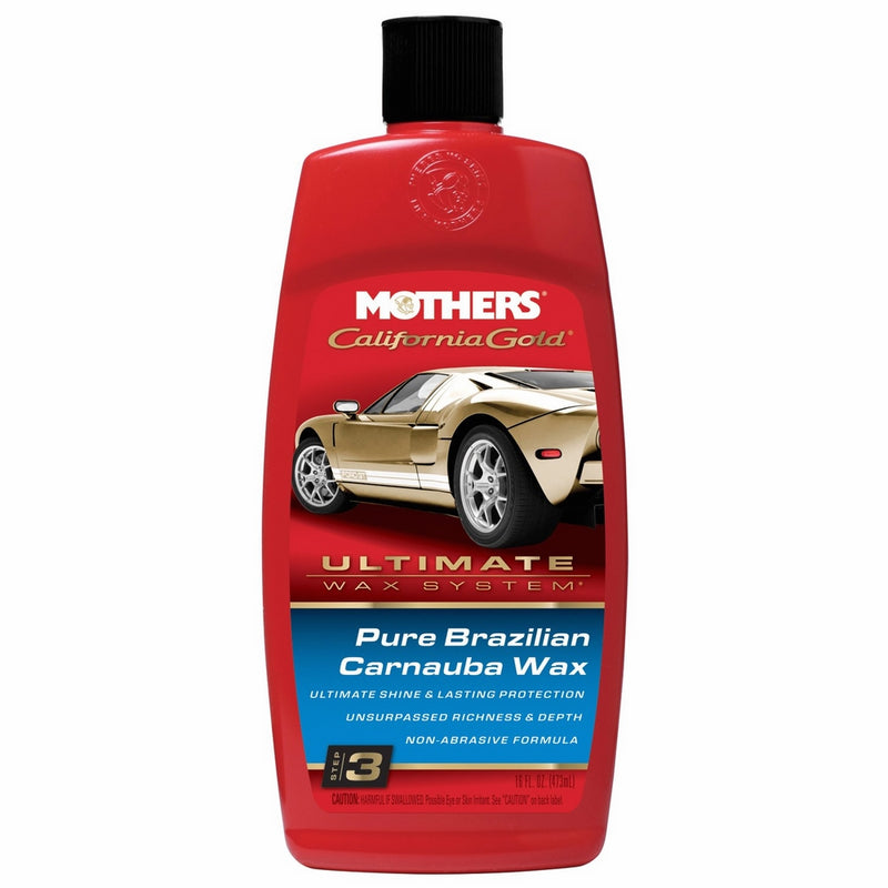 Mothers MOW:05750 05750 California Gold Pure Brazilian Carnauba Wax Liquid - 16 oz (Ultimate Wax System, Step 3)