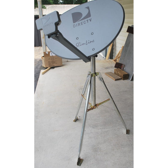 DIRECTV 3LNB SLIMLINE DISH KAKU SL3 SWM HD RV 3" TRIPOD TAILGATING KIT GENIES & H25