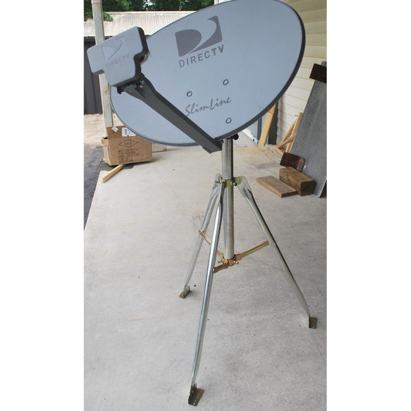 DIRECTV 3LNB SLIMLINE DISH KAKU SL3 SWM HD RV 3" TRIPOD TAILGATING KIT GENIES & H25