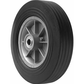 Shepherd Hardware 9600 8-Inch Hand Truck Replacement Wheel, Solid Rubber, 2-1/2-Inch Ribbed Tread, 5/8-Inch Bore Offset Axle
