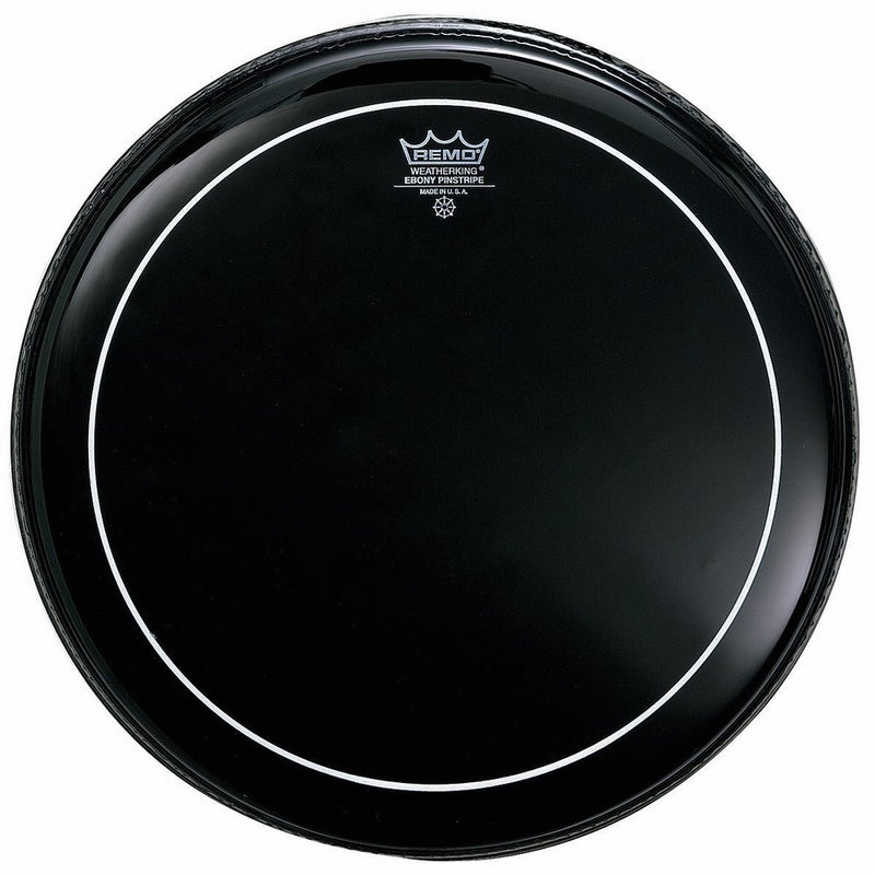 Remo ES0613PS Ebony Pinstripe Drum Head, 13-Inch